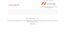 Tablet Screenshot of anythingdj.com